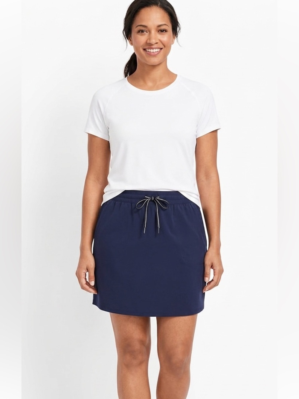 T by TALBOTS Activewear Skirt Size S Preppy Active Tennis/Golf Chic Sporty Chic